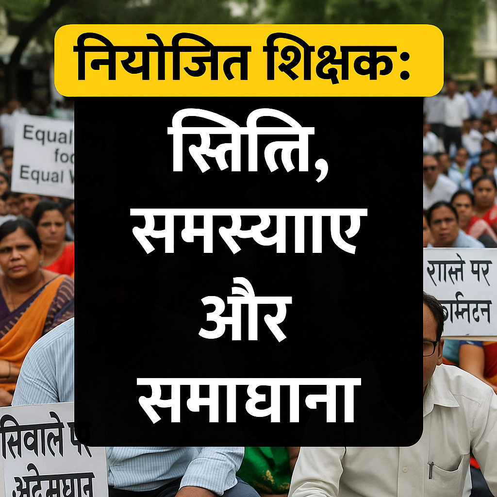 नियोजित शिक्षक: शिक्षा के सिपाही या उपेक्षित योद्धा?